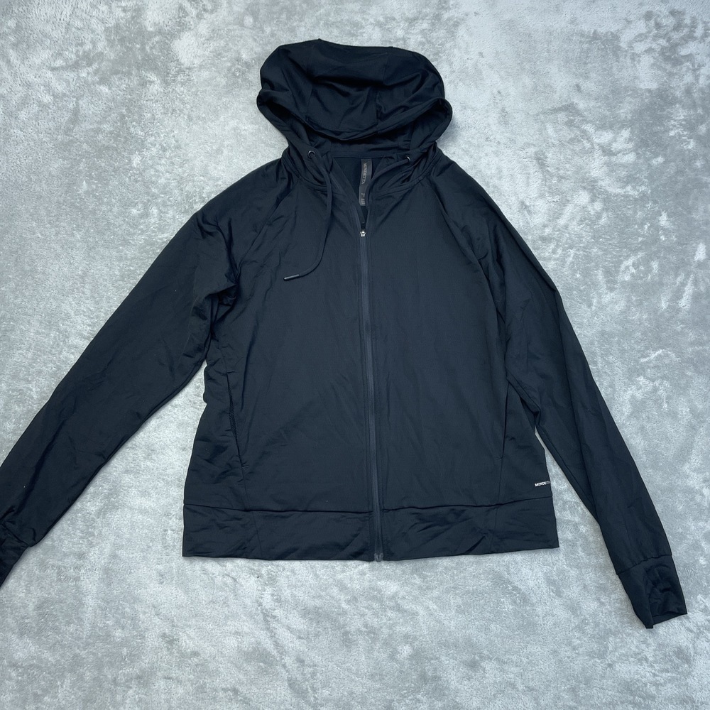 Mondetta Women's S Hoodie Black Recycled Nylon e0988